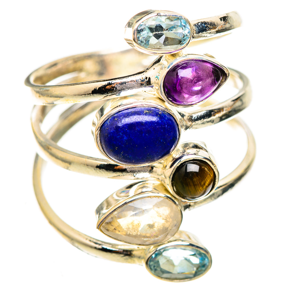 Lapis Lazuli Rings handcrafted by Anasilvercos - RING123849 - Photo 2