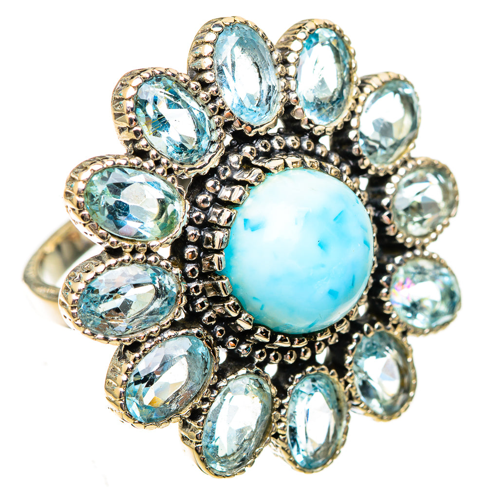 Larimar Rings handcrafted by Anasilvercos - RING123852 - Photo 2