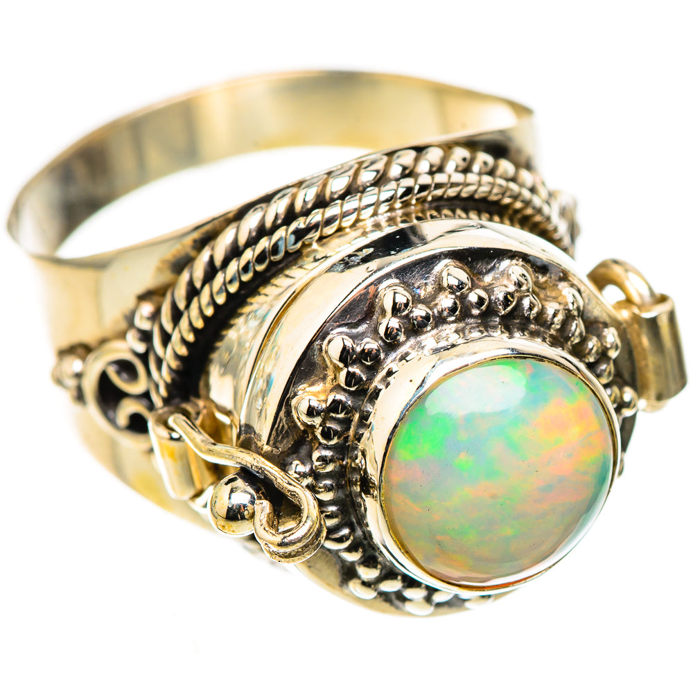 Ethiopian Opal Rings handcrafted by Anasilvercos - RING123917 - Photo 2