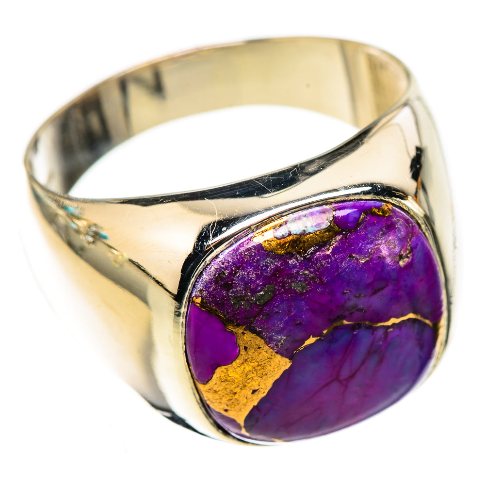 Purple Copper Composite Turquoise Rings handcrafted by Anasilvercos - RING123939 - Photo 2
