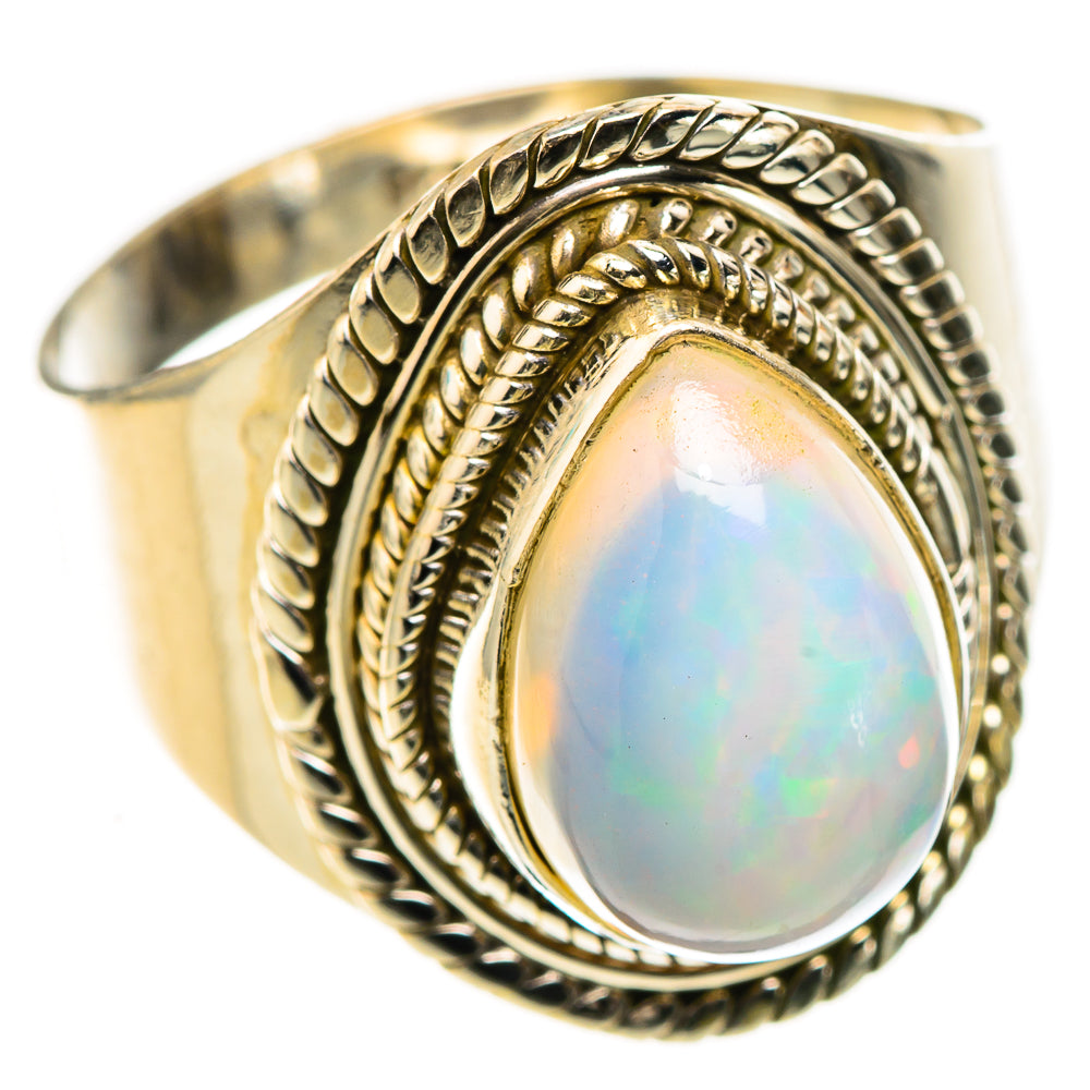 Ethiopian Opal Rings handcrafted by Anasilvercos - RING123945 - Photo 2