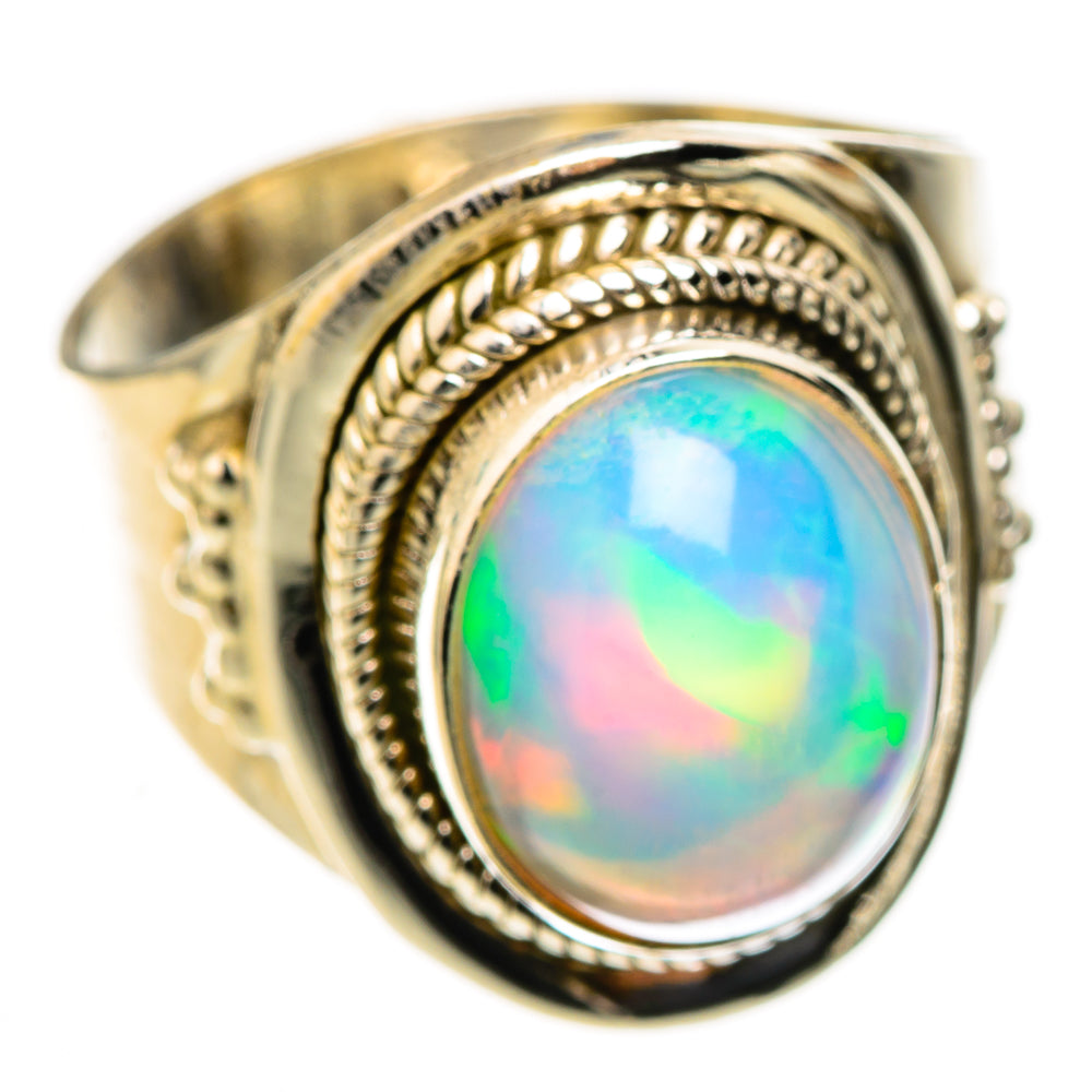 Ethiopian Opal Rings handcrafted by Anasilvercos - RING123973 - Photo 2