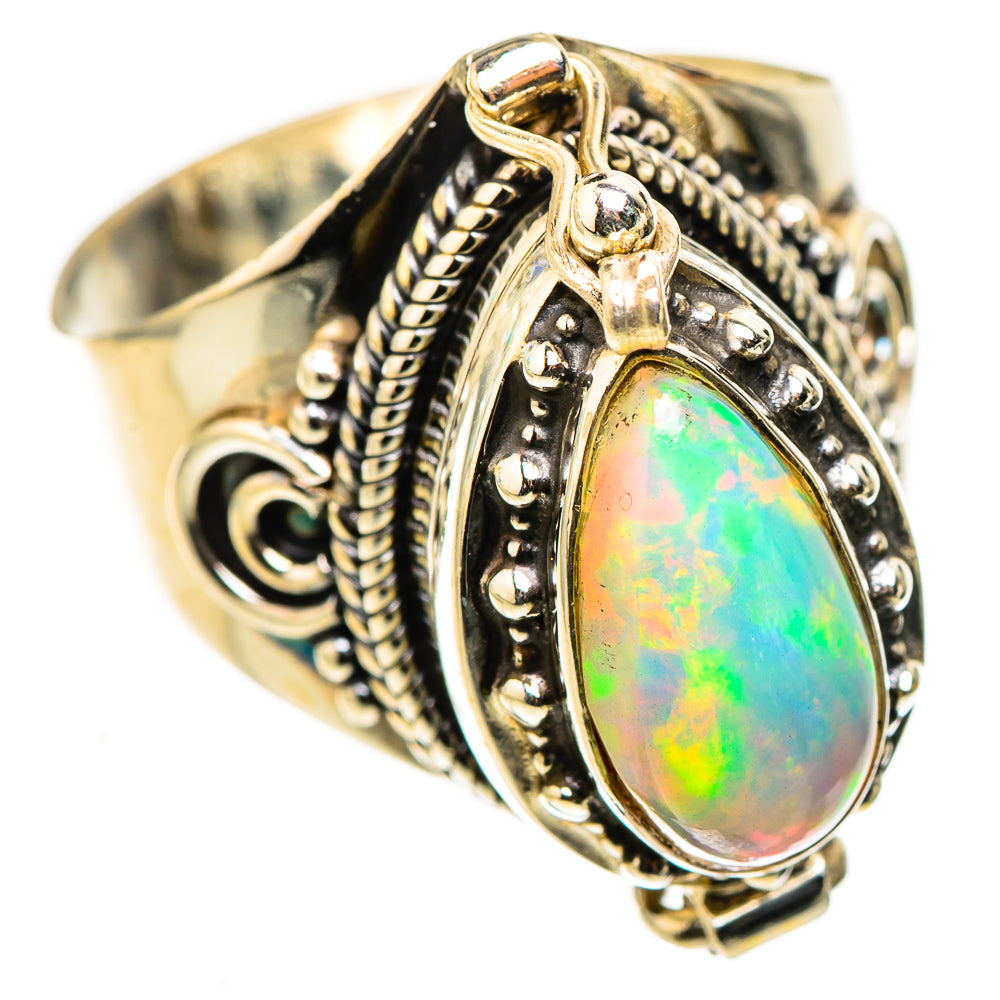 Ethiopian Opal Rings handcrafted by Anasilvercos - RING123999 - Photo 2