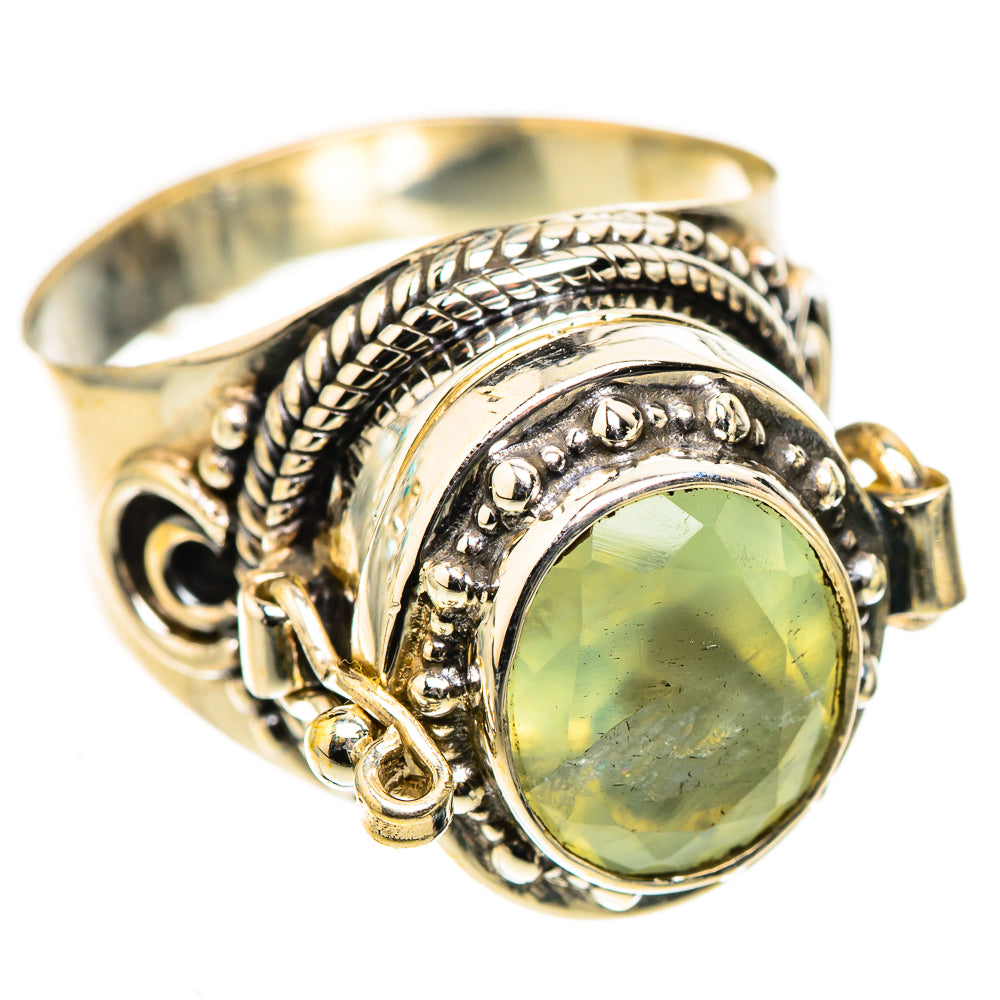 Prehnite Rings handcrafted by Anasilvercos - RING124060 - Photo 2