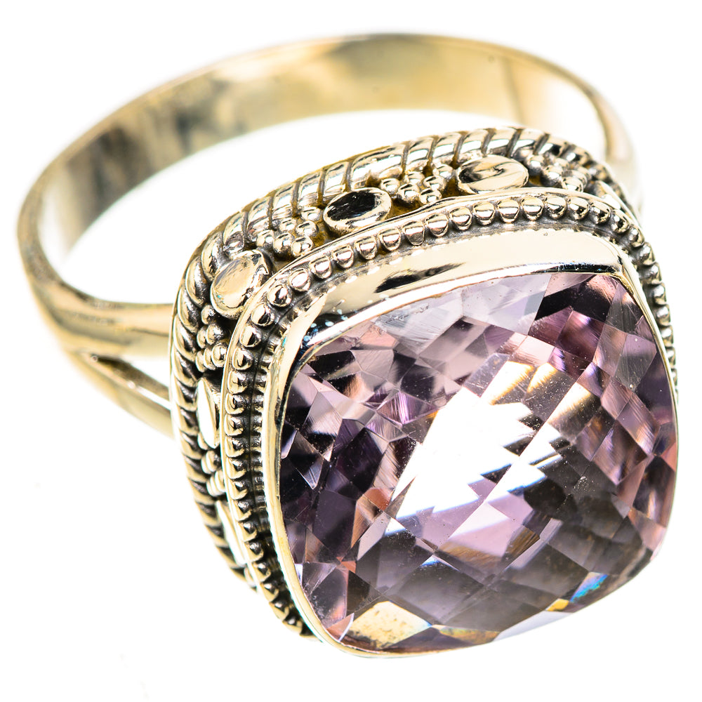 Pink Amethyst Rings handcrafted by Anasilvercos - RING124065 - Photo 2