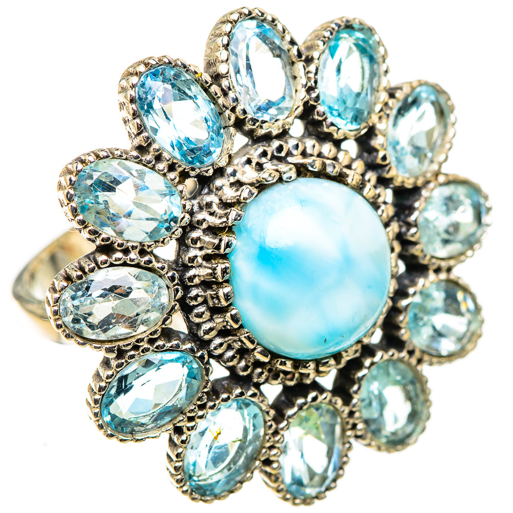 Larimar Rings handcrafted by Anasilvercos - RING124096 - Photo 2