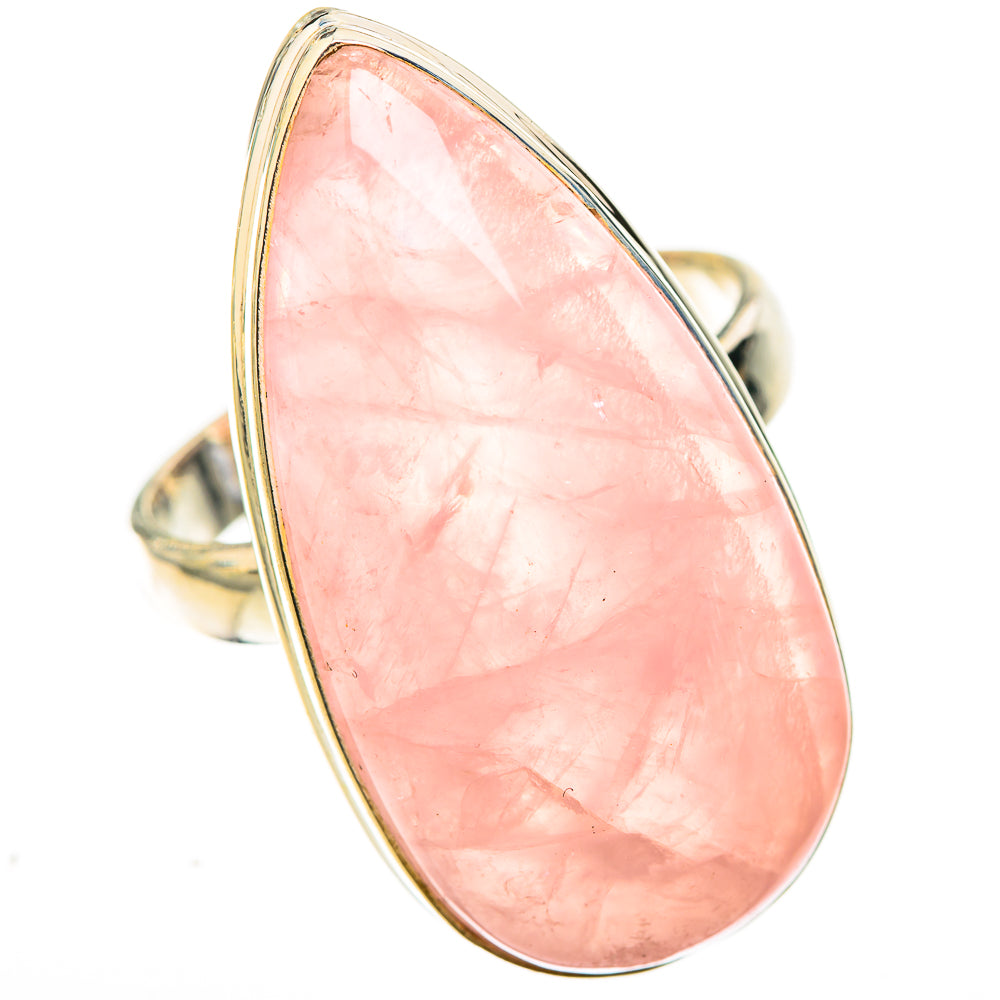 Rose Quartz Rings handcrafted by Anasilvercos - RING124131 - Photo 2