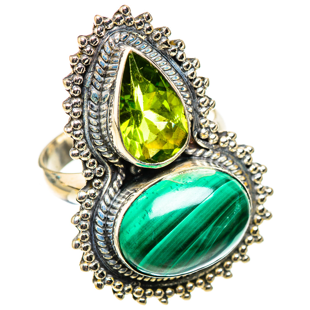 Malachite Rings handcrafted by Anasilvercos - RING124154 - Photo 2