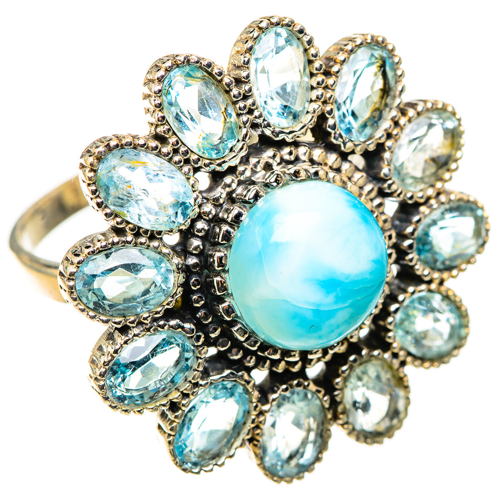 Larimar Rings handcrafted by Anasilvercos - RING124169 - Photo 2