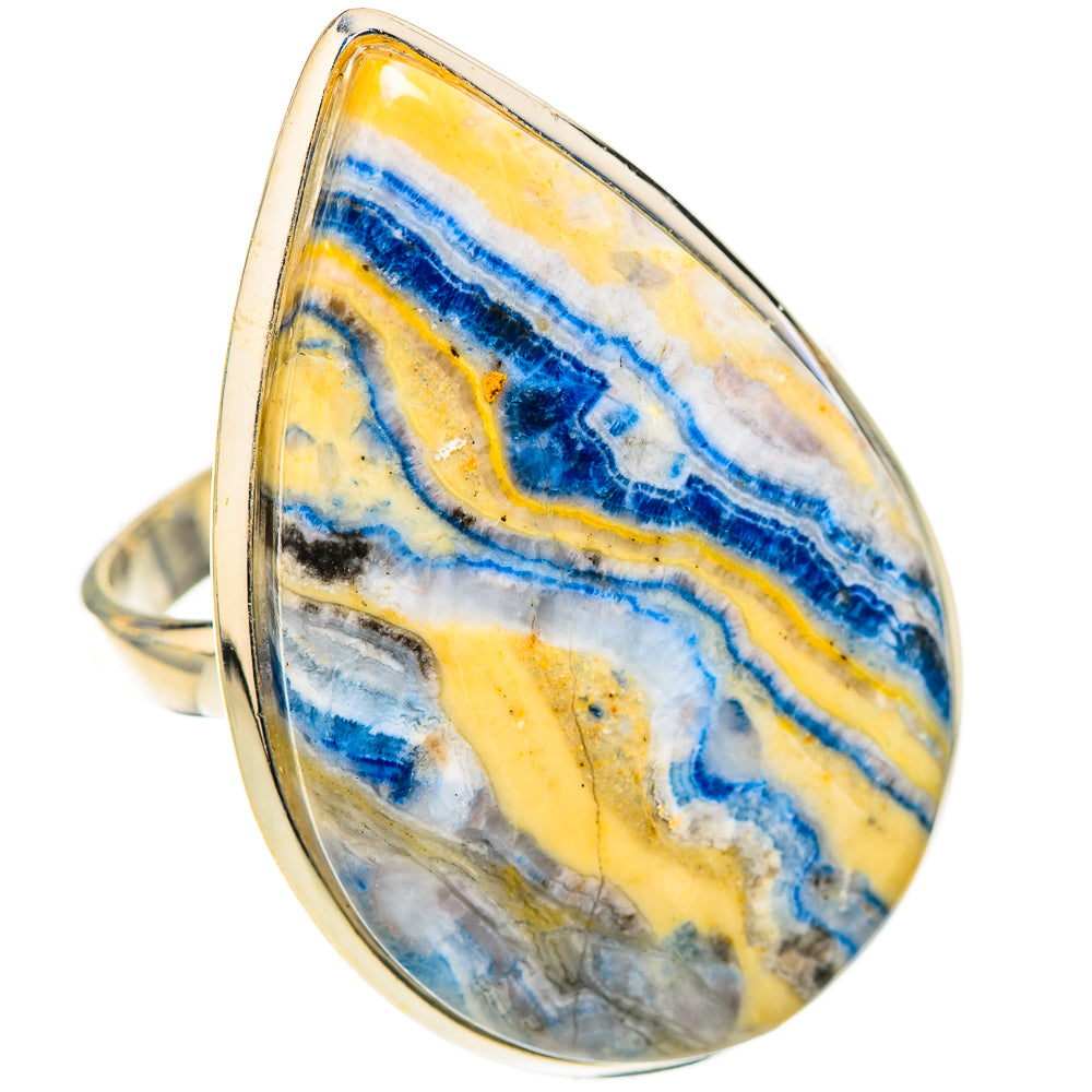 Blue Scheelite Rings handcrafted by Anasilvercos - RING124173 - Photo 2