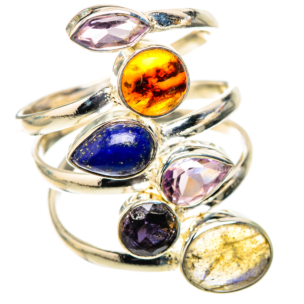Labradorite Rings handcrafted by Anasilvercos - RING124184 - Photo 2