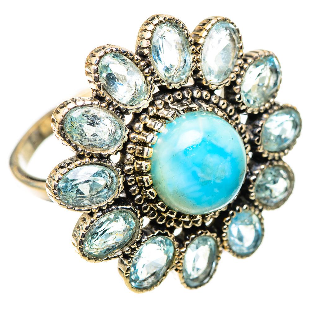 Larimar Rings handcrafted by Anasilvercos - RING124188 - Photo 2