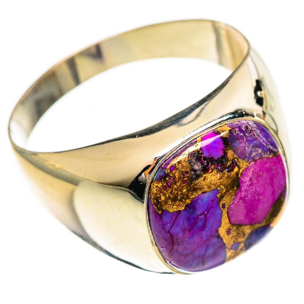 Purple Copper Composite Turquoise Rings handcrafted by Anasilvercos - RING124212 - Photo 2
