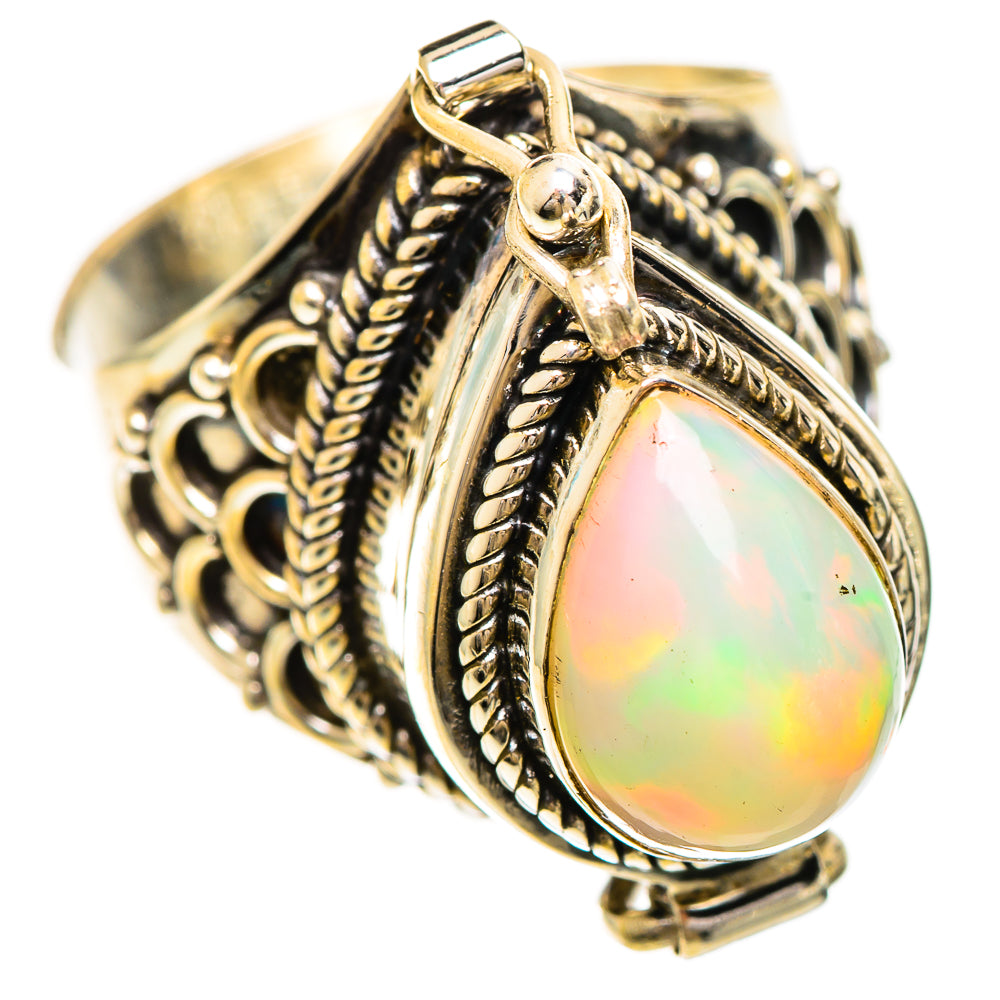 Ethiopian Opal Rings handcrafted by Anasilvercos - RING124221 - Photo 2