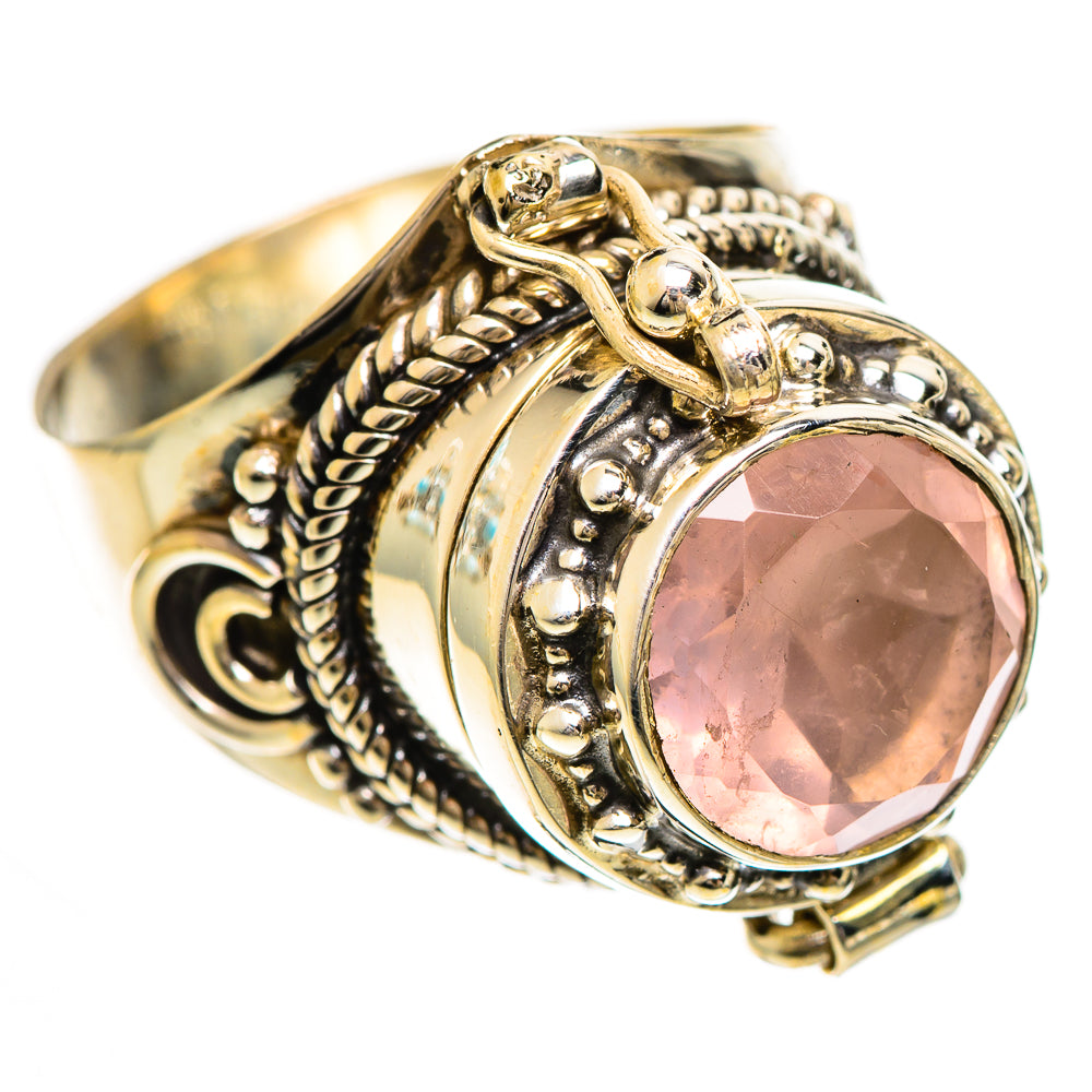 Rose Quartz Rings handcrafted by Anasilvercos - RING124236 - Photo 2