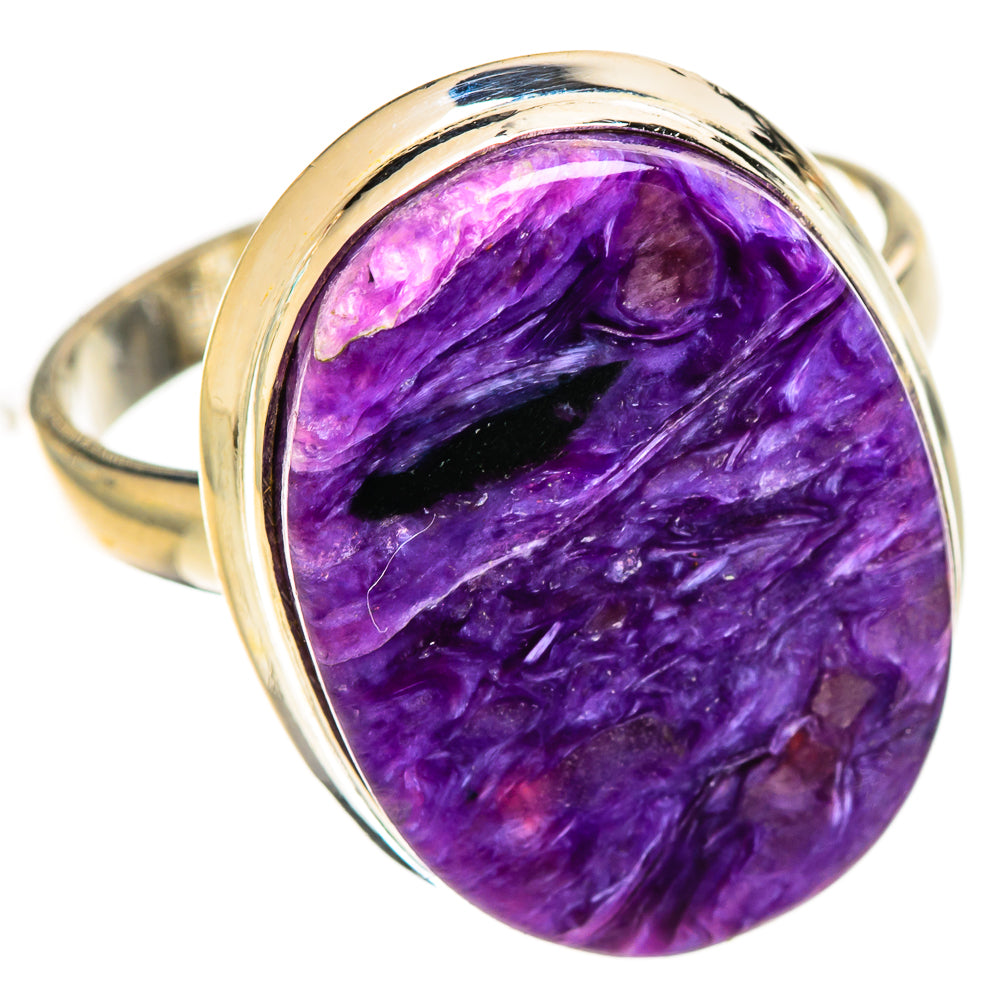 Charoite Rings handcrafted by Anasilvercos - RING124342 - Photo 2