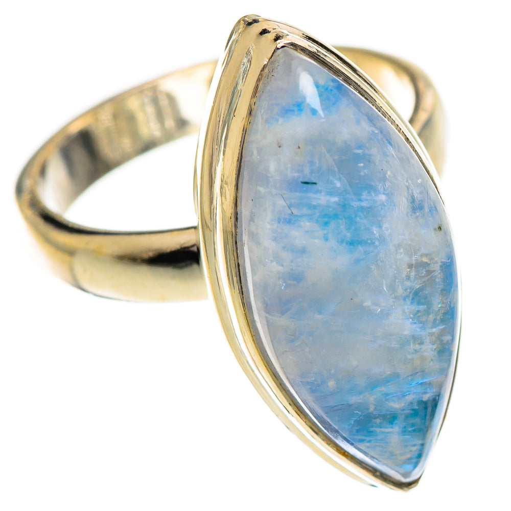 Rainbow Moonstone Rings handcrafted by Anasilvercos - RING124357 - Photo 2