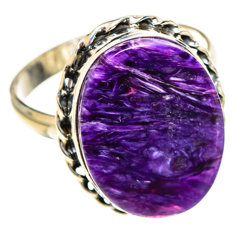 Charoite Rings handcrafted by Anasilvercos - RING124360 - Photo 2