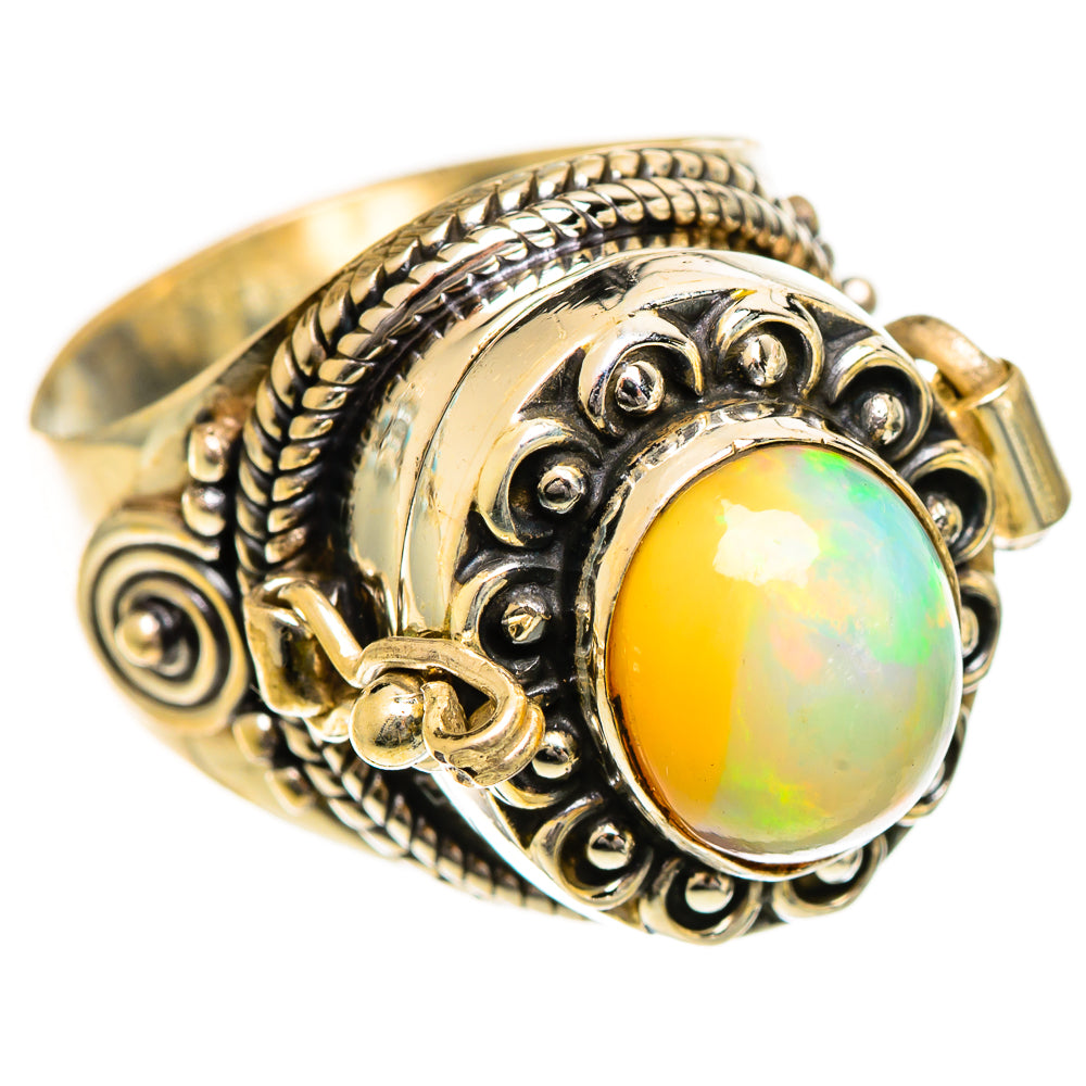 Ethiopian Opal Rings handcrafted by Anasilvercos - RING124391 - Photo 2