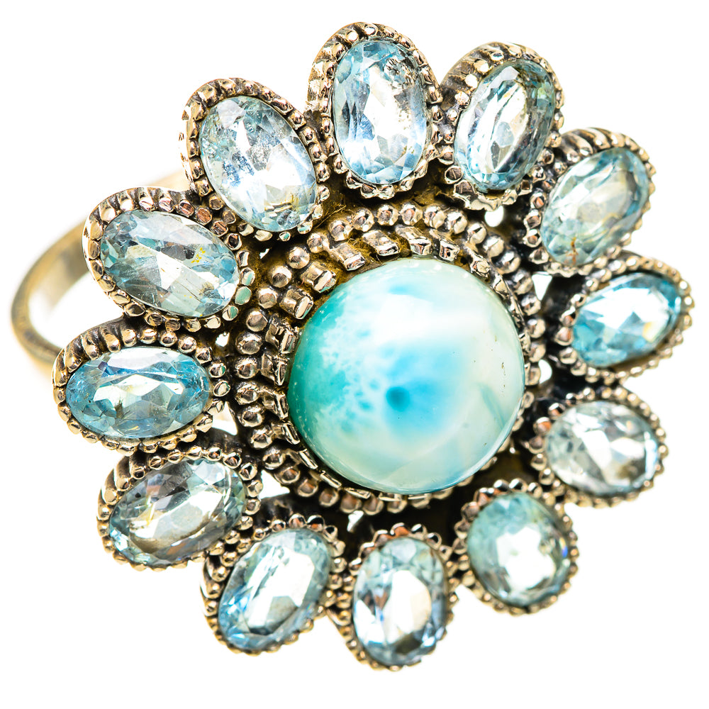 Larimar Rings handcrafted by Anasilvercos - RING124400 - Photo 2