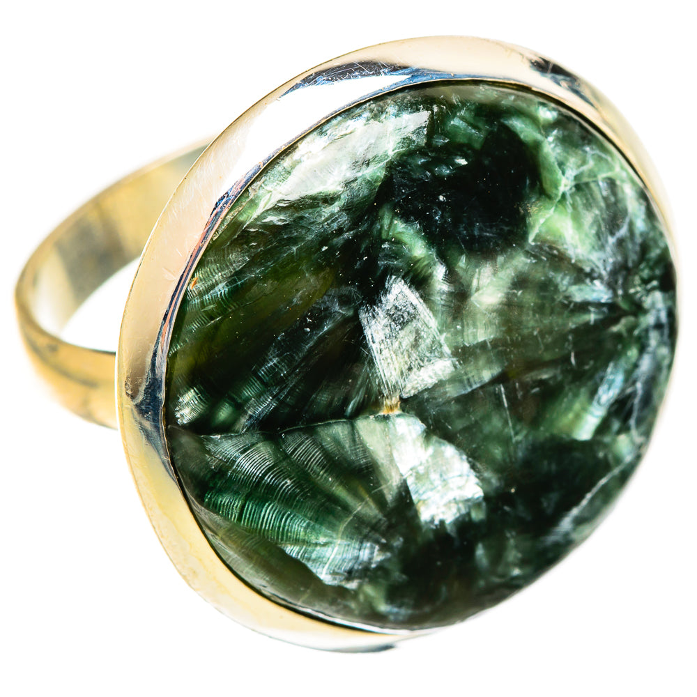 Seraphinite Rings handcrafted by Anasilvercos - RING124406 - Photo 2
