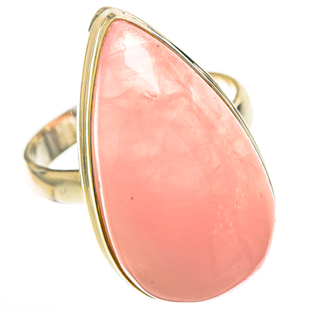 Rose Quartz Rings handcrafted by Anasilvercos - RING124434 - Photo 2
