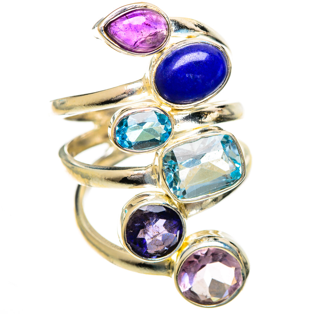 Swiss Blue Topaz Rings handcrafted by Anasilvercos - RING124460 - Photo 2