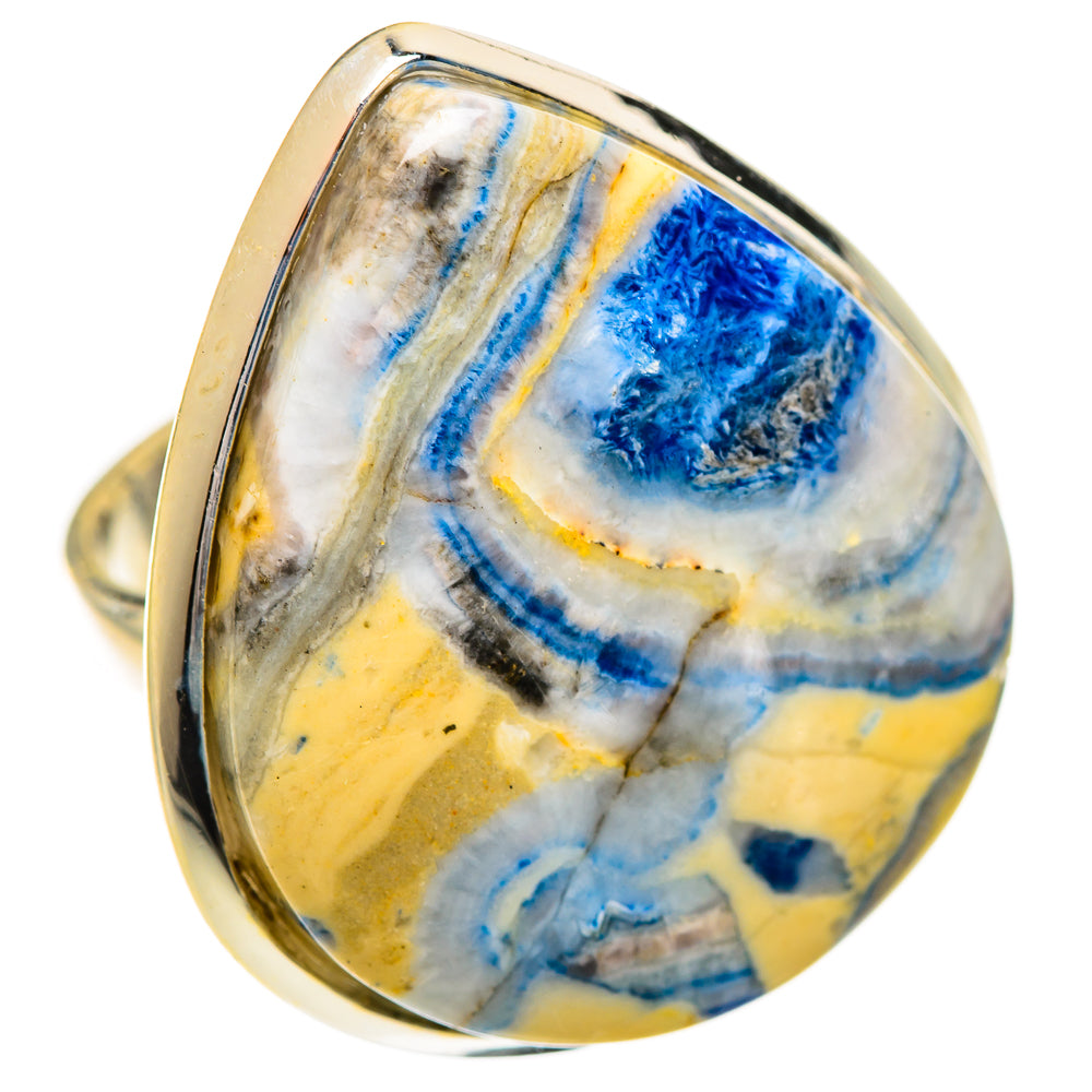 Blue Scheelite Rings handcrafted by Anasilvercos - RING124465 - Photo 2