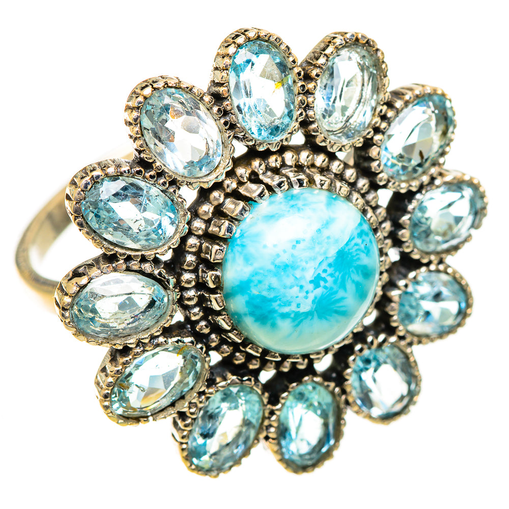 Larimar Rings handcrafted by Anasilvercos - RING124491 - Photo 2