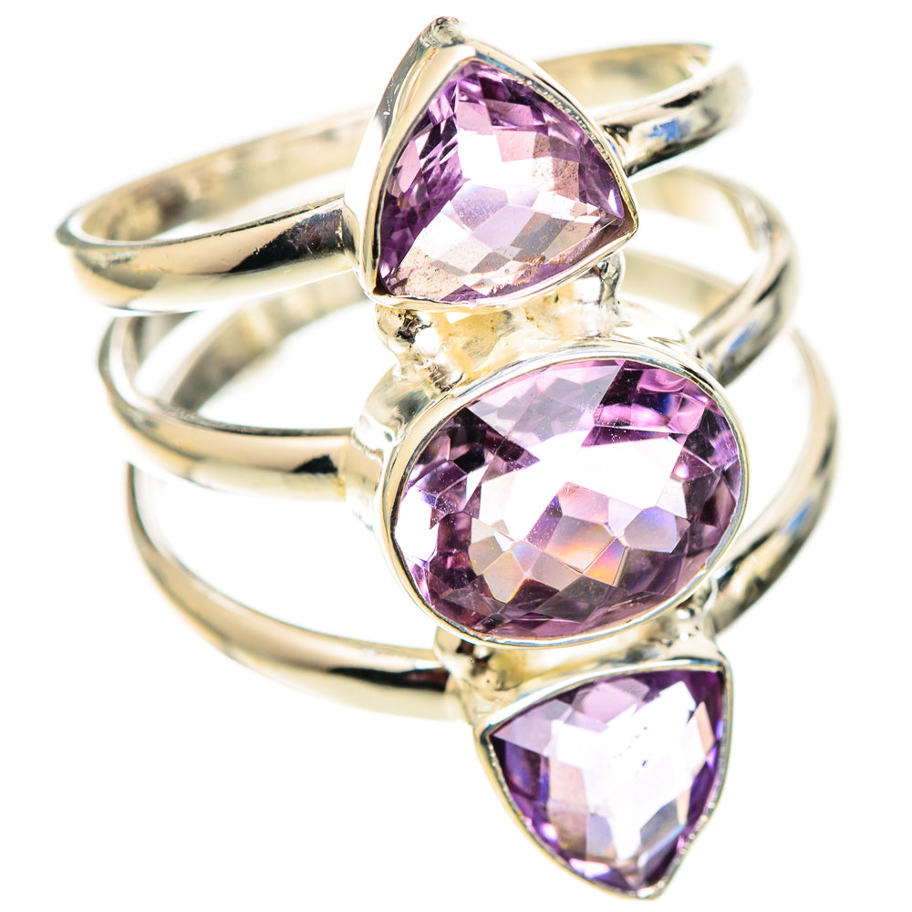 Amethyst Rings handcrafted by Anasilvercos - RING124517 - Photo 2