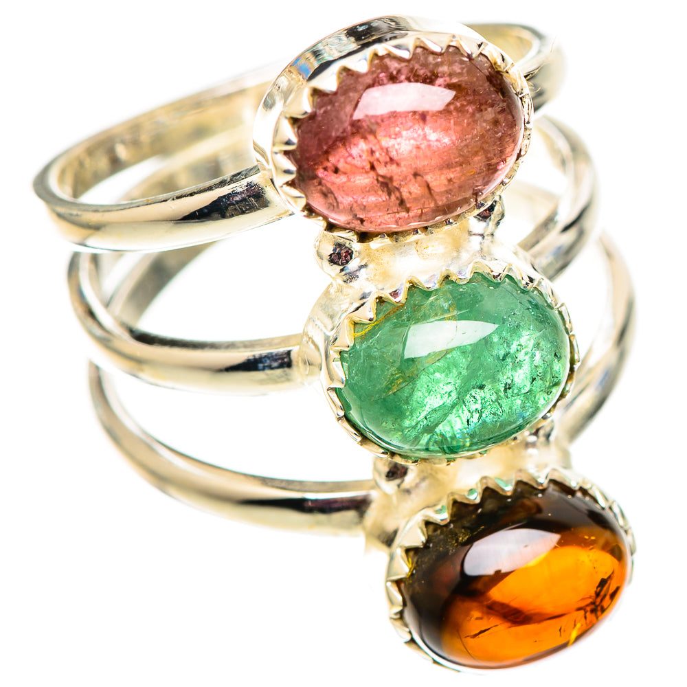 Pink Tourmaline Rings handcrafted by Anasilvercos - RING124546 - Photo 2