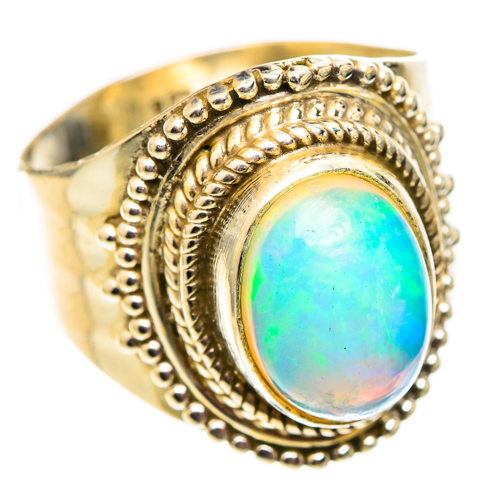 Ethiopian Opal Rings handcrafted by Anasilvercos - RING124548 - Photo 2
