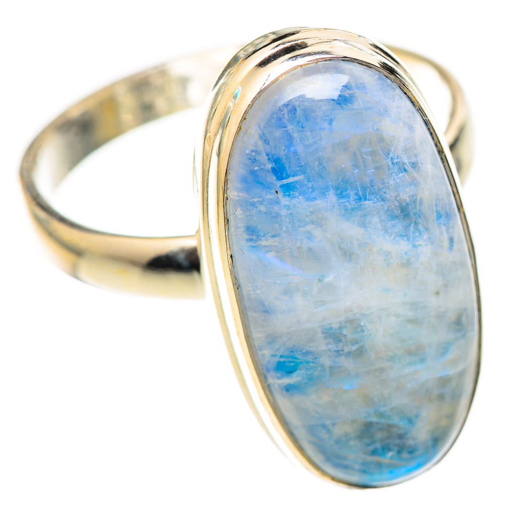 Rainbow Moonstone Rings handcrafted by Anasilvercos - RING124552 - Photo 2
