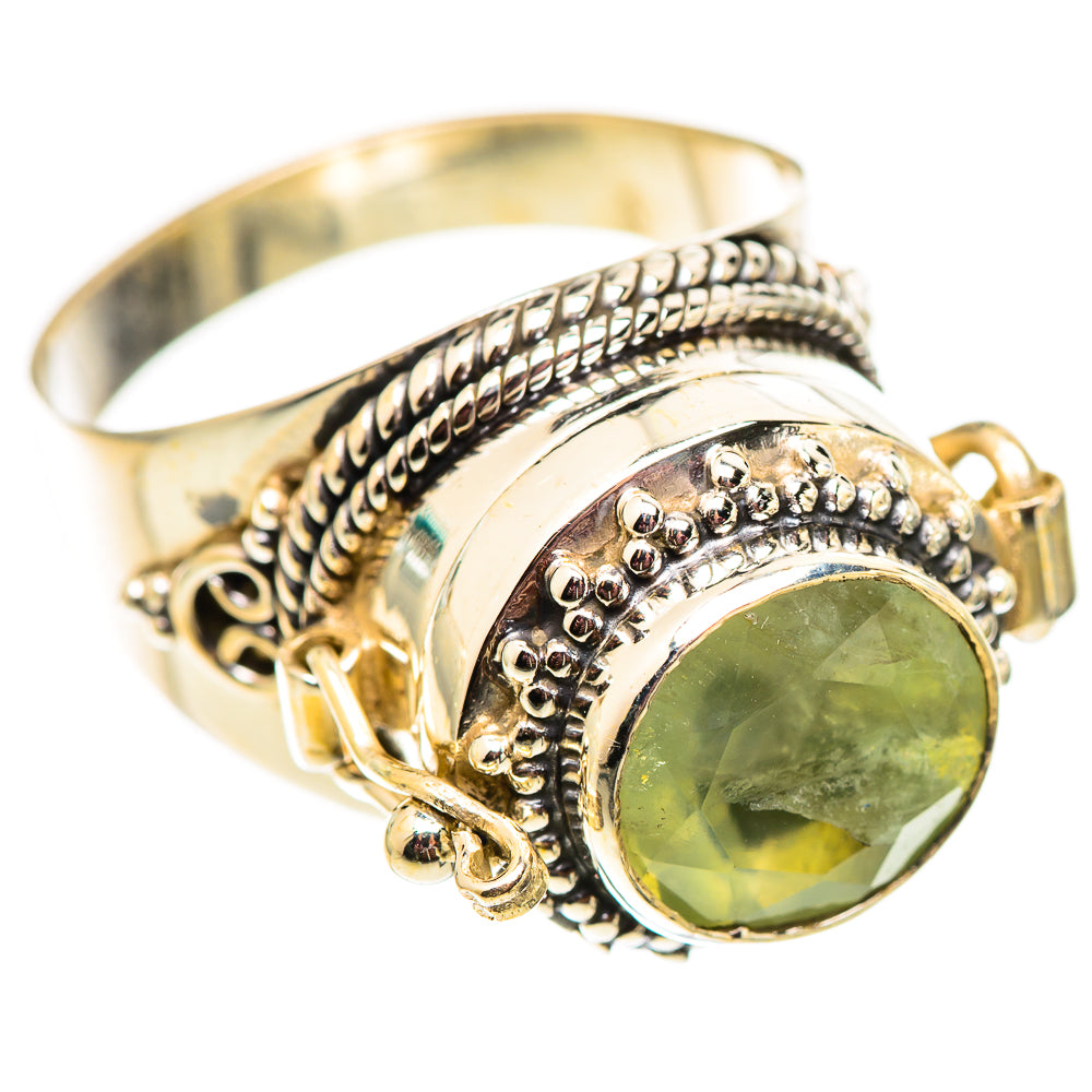Prehnite Rings handcrafted by Anasilvercos - RING124561 - Photo 2