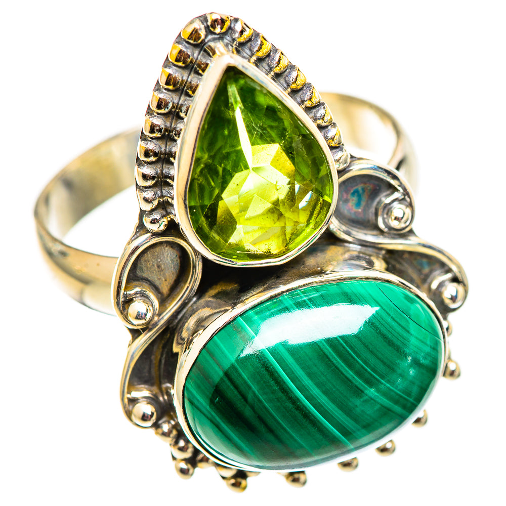 Malachite Rings handcrafted by Anasilvercos - RING124587 - Photo 2