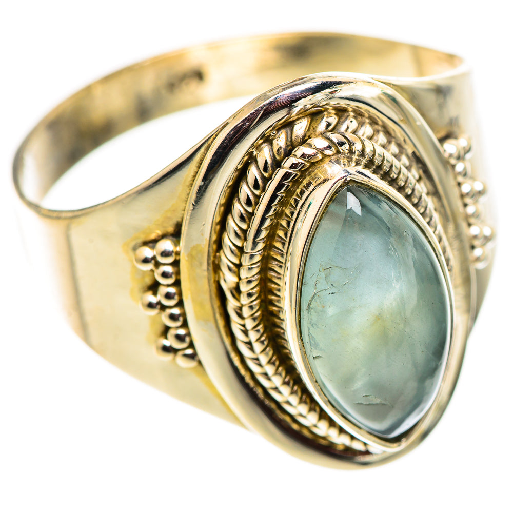 Aquamarine Rings handcrafted by Anasilvercos - RING124603 - Photo 2