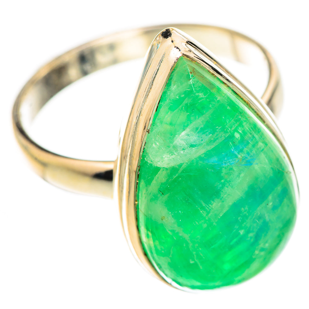 Green Moonstone Rings handcrafted by Anasilvercos - RING124609 - Photo 2