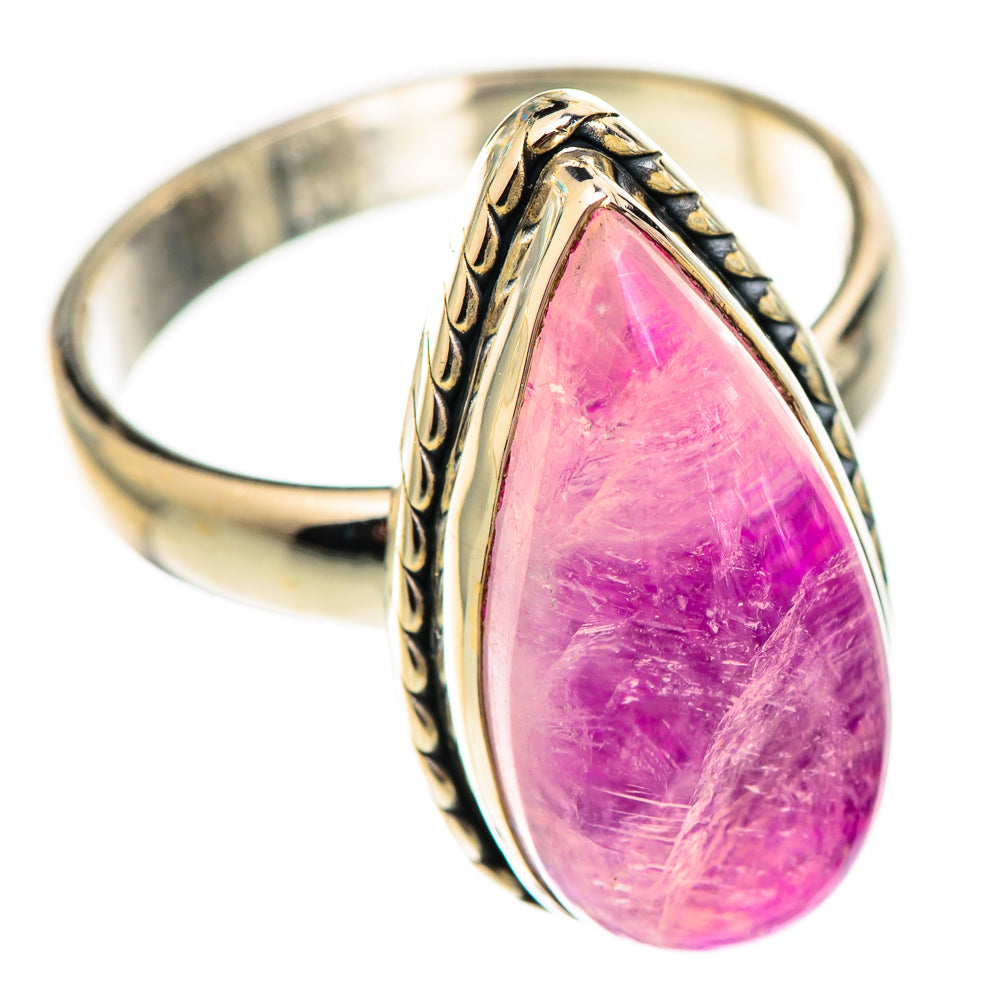 Pink Moonstone Rings handcrafted by Anasilvercos - RING124611 - Photo 2