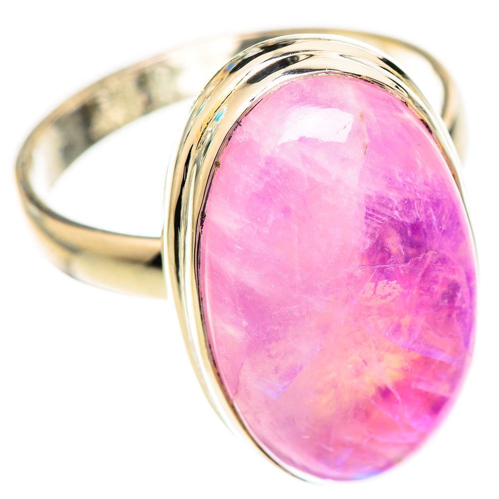 Pink Moonstone Rings handcrafted by Anasilvercos - RING124612 - Photo 2
