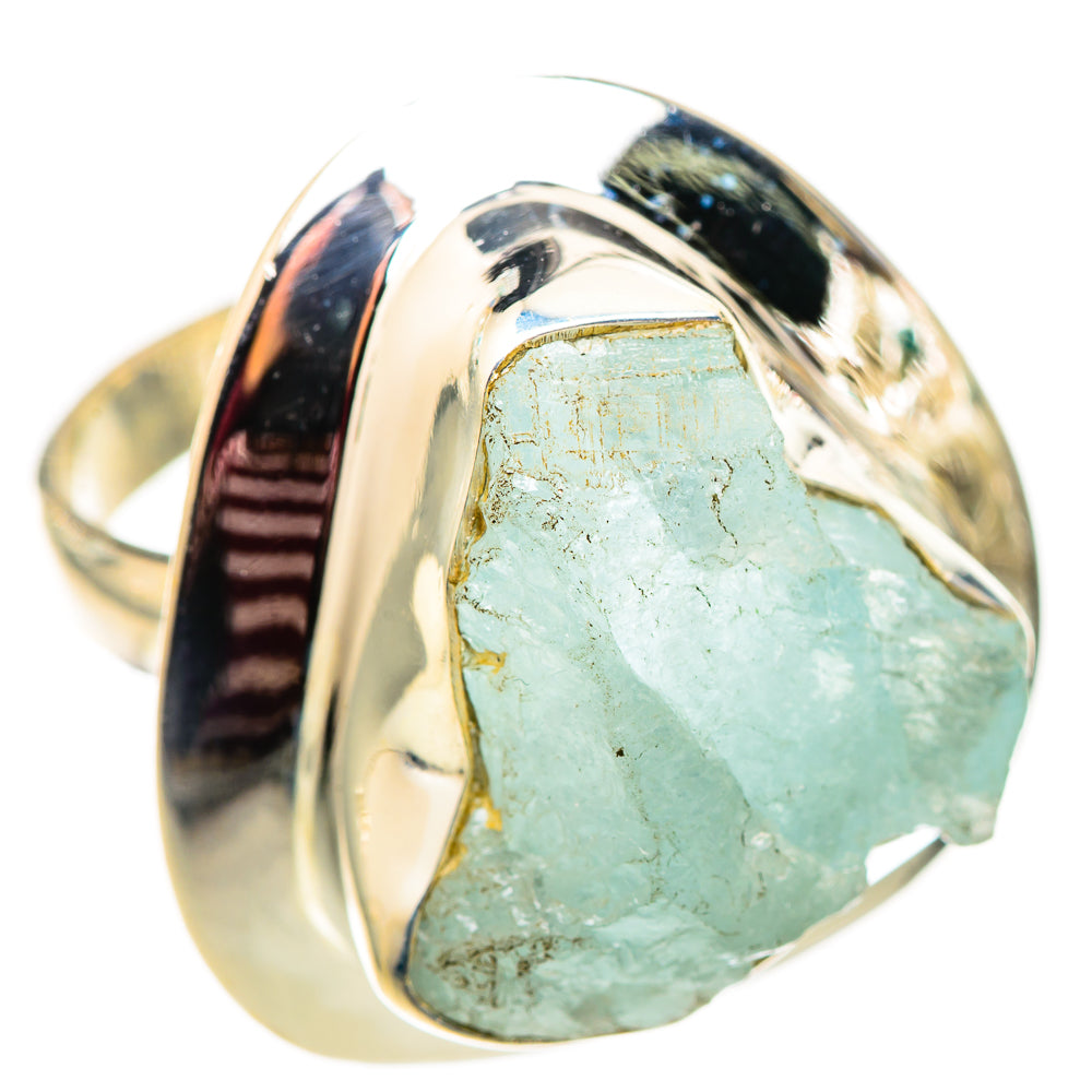 Aquamarine Rings handcrafted by Anasilvercos - RING124630 - Photo 2