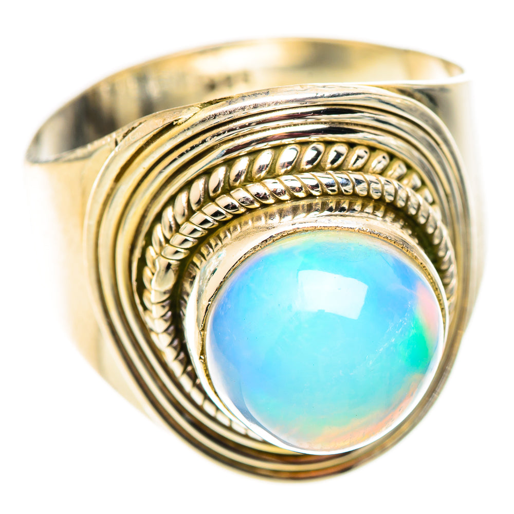 Ethiopian Opal Rings handcrafted by Anasilvercos - RING124642 - Photo 2