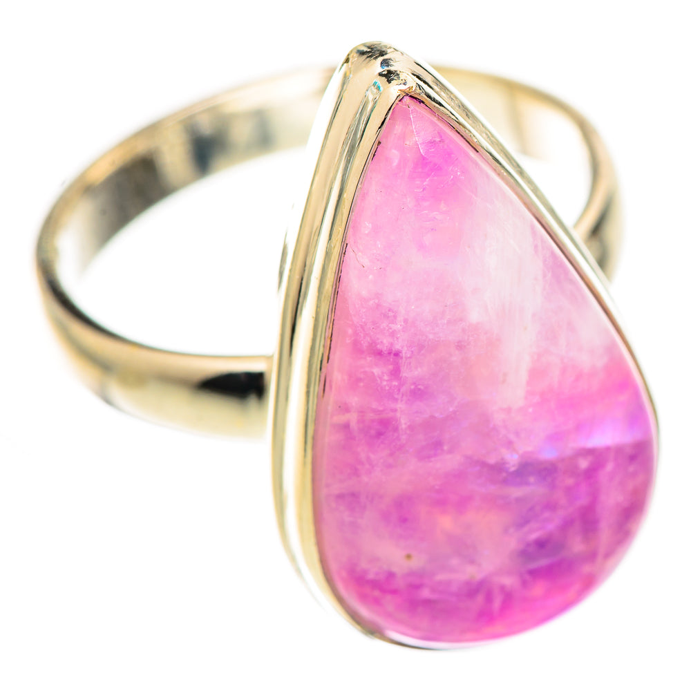 Pink Moonstone Rings handcrafted by Anasilvercos - RING124655 - Photo 2