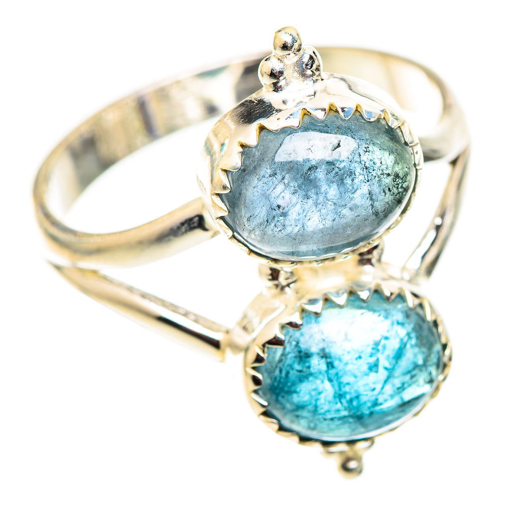 Bllue Tourmaline Rings handcrafted by Anasilvercos - RING124664 - Photo 2