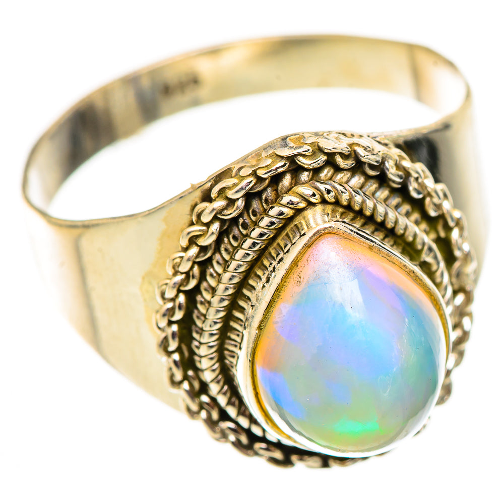 Ethiopian Opal Rings handcrafted by Anasilvercos - RING124682 - Photo 2