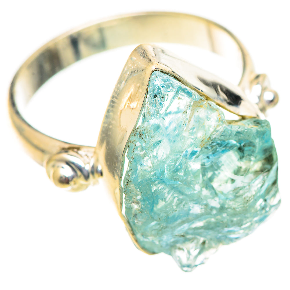 Aquamarine Rings handcrafted by Anasilvercos - RING124687 - Photo 2