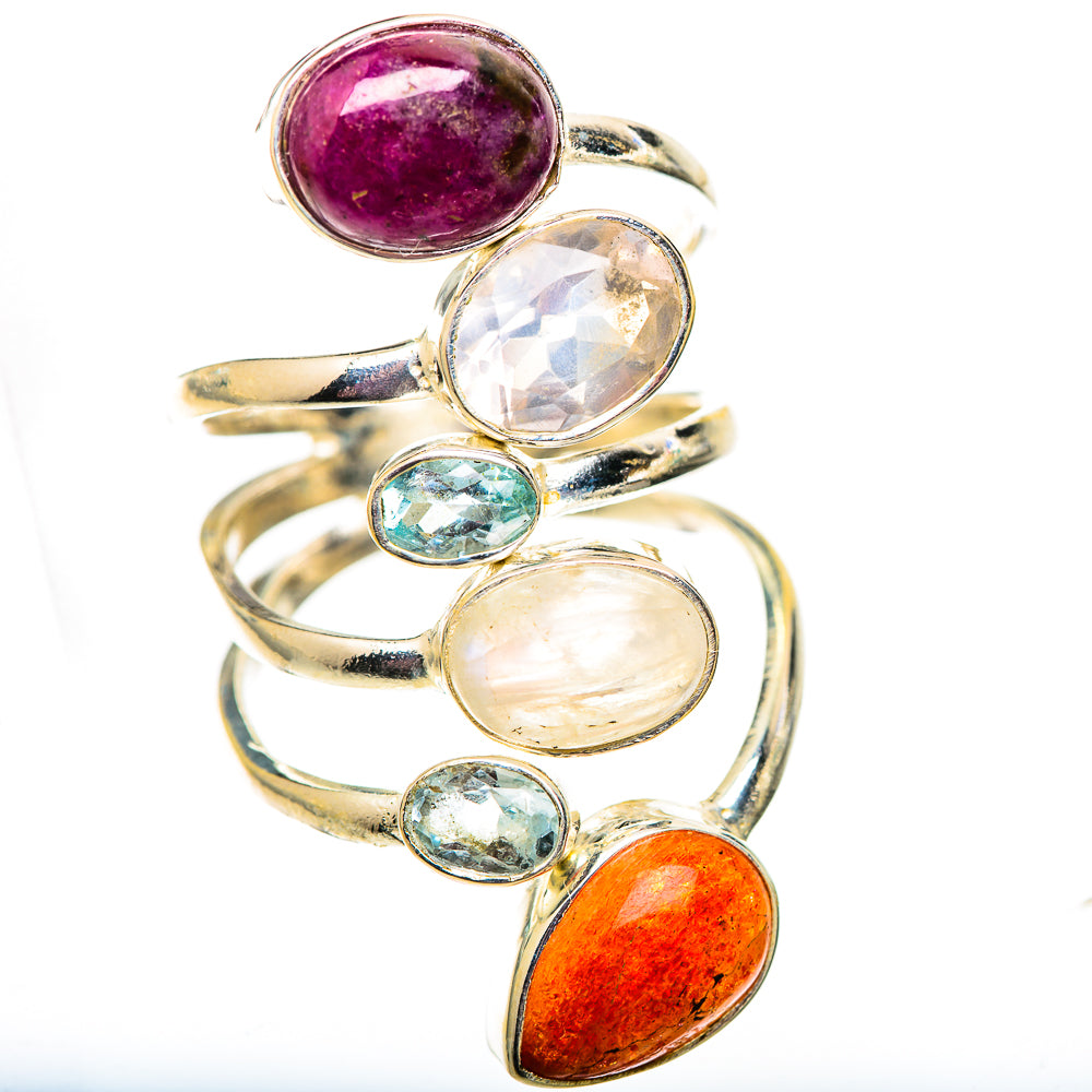 Sunstone Rings handcrafted by Anasilvercos - RING124720 - Photo 2