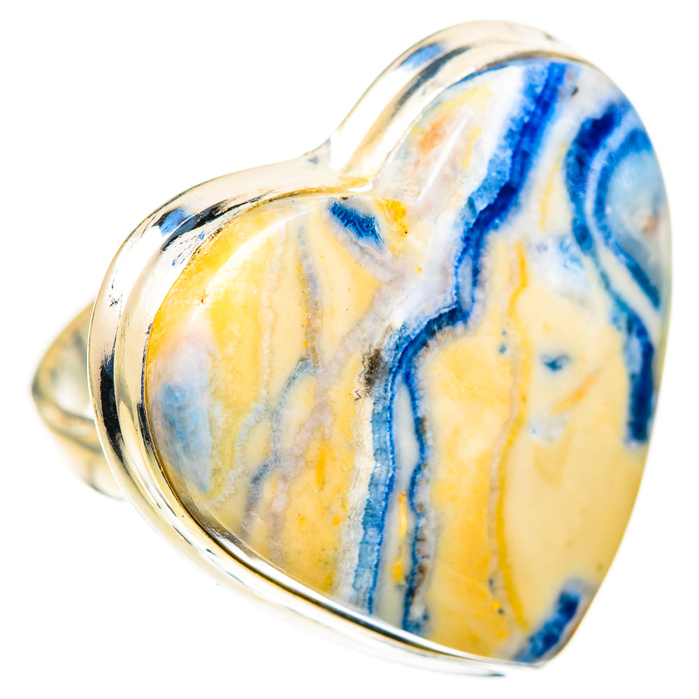 Blue Scheelite Rings handcrafted by Anasilvercos - RING124741 - Photo 2