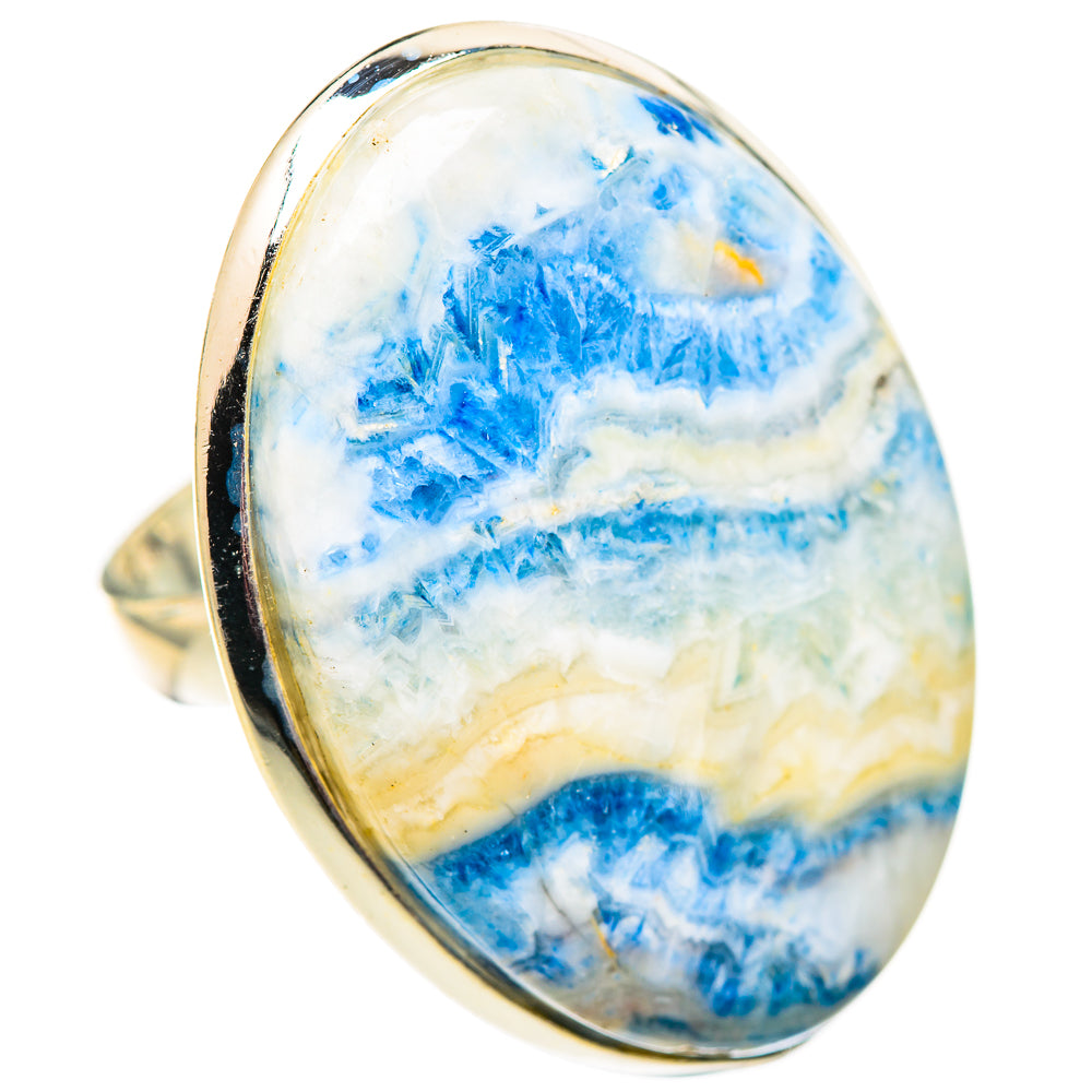 Blue Scheelite Rings handcrafted by Anasilvercos - RING124788 - Photo 2