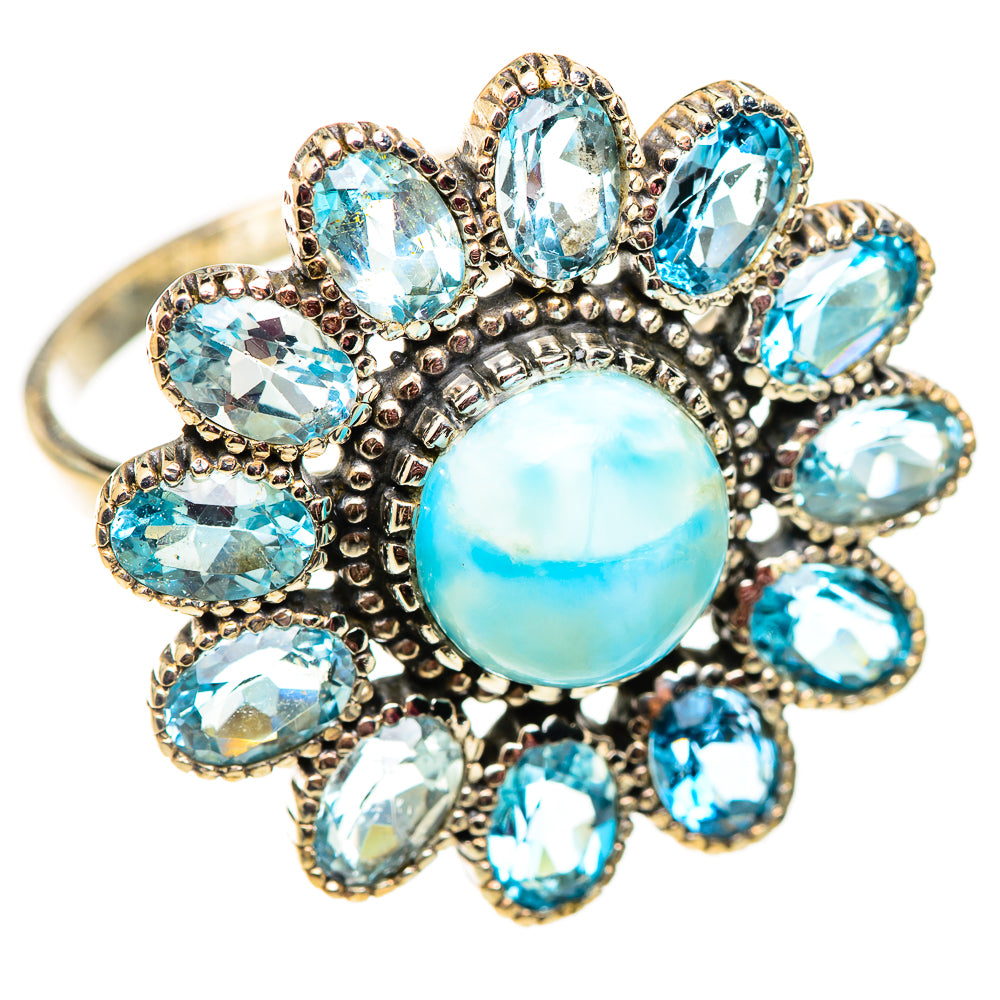 Larimar Rings handcrafted by Anasilvercos - RING124794 - Photo 2
