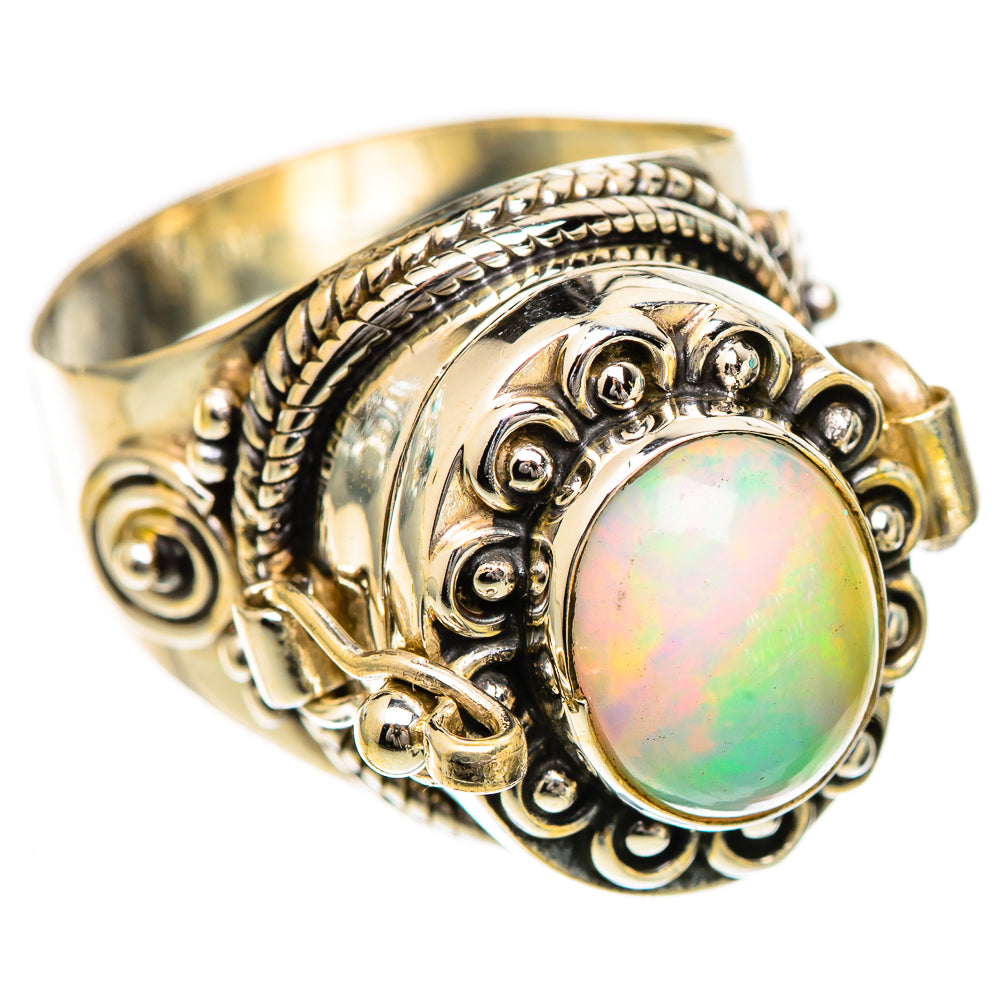 Ethiopian Opal Rings handcrafted by Anasilvercos - RING124817 - Photo 2
